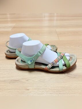 ABEO LAGUNA ORTHOPEDIC LEATHER STRAPPY SLINGBACK SANDALS Woman’s Size 10
